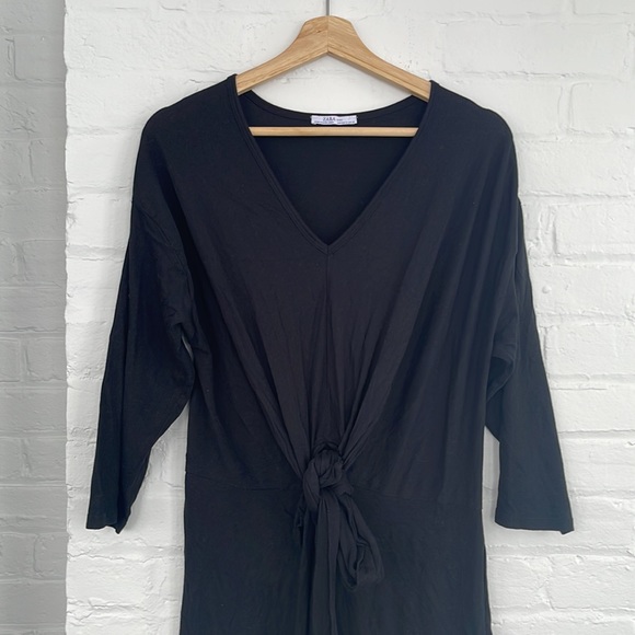 ZARA Front Tie Dress - Picture 4 of 7